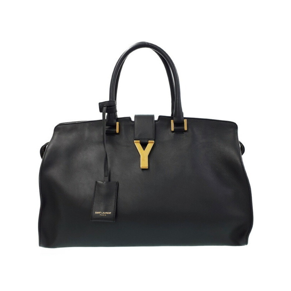 SAINT LAURENT PARIS Monogram Cabas 2way Leather HandBag - Picture 1 of 9